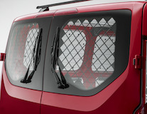 Protection de vitre arrière pour portes de chargement
