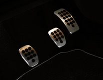 Sports Pedal Cappings aluminium, for non-adjustable pedals