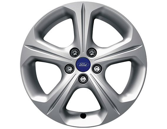 Jante en alliage 17" modèle 5 branches, argent