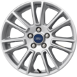 Alloy Wheel 17" 7 x 2-spoke design, Sparkle Silver