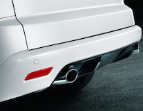 Rear Bumper with integrated diffuser