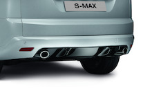 Rear Bumper with integrated diffuser
