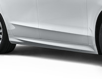 Aerodynamiczny profil boczny prawa strona pojazdu