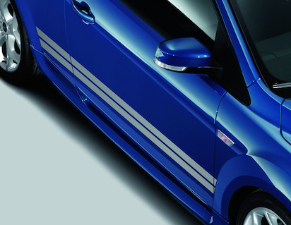Kit de bandes latérales GT Bleu Performance