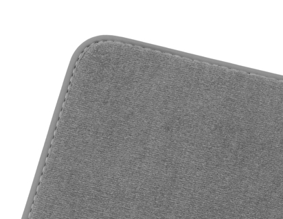 Tapis de sol velours premium arrière, beige, avec entourage nubuk beige, 3ème rangée de sièges