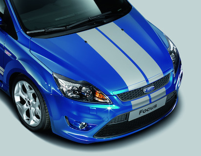 Kit de bandes GT pour carrosserie pour capot moteur, Blue Performance