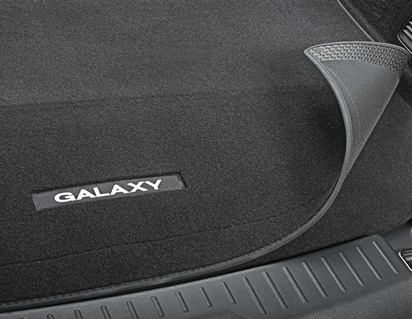 Mata przedziału bagażowego czarna, z logo Galaxy