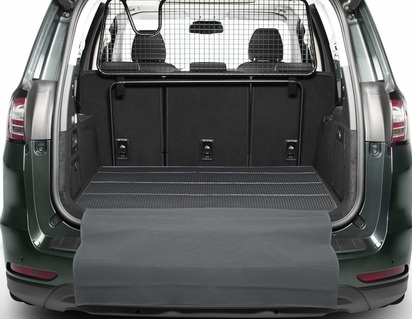 Schutzmatte für den Gepäckraum schwarz, mit Ford Galaxy Logo