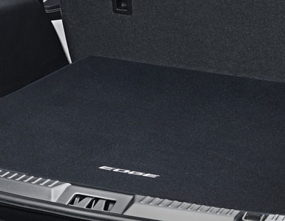 Tapis de protection de coffre à bagages noir, avec logo Edge