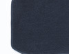 Velour Floor Mats rear, blue, for 2nd seat row