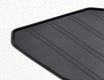 Rubber Floor Mats rear, black, for second seat row