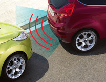 Xvision (SCC)* Sensores de estacionamento traseiros, com 4 sensores em preto mate