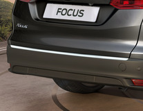 Rear Bumper Load Protection cover in 3D stainless steel design