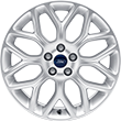 Alloy Wheel 18" 8 Spoke Y-Design, sterling silver