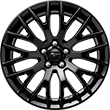 Легкосплавний колісний диск 19" Задні, 10-спиць Y дизайн, чорного кольору