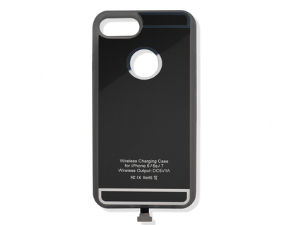 ACV* Funda de carga Qi para iPhone® 6/6S/7, en color negro.
