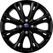 Alloy Wheel 17" 8-spoke design, black