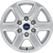 Alloy Wheel 17" 6-spoke design, silver