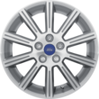 Alloy Wheel 17" 10-spoke design, silver