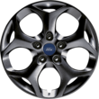 Alloy Wheel 16" 5-spoke Y design, Panther Black
