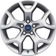 Alloy Wheel 17" 5-spoke Y design, silver
