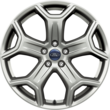 Alloy Wheel 19" 5-spoke design, luster nickel