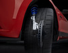 Kit de suspension avec ressorts hélicoïdaux sur amortisseurs acier inoxydable avec ressorts laqués en bleu Ford Performance