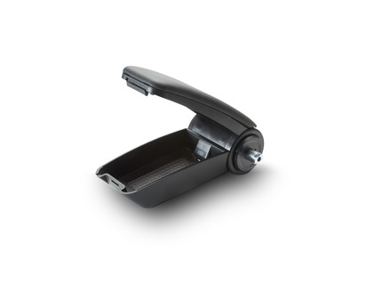 Rati* Armrest design Armster OE1, with integrated USB slot for mobile device battery charging