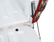 RIVAL* Amortiguador para el portón del maletero con mecanismo de apertura controlada.
