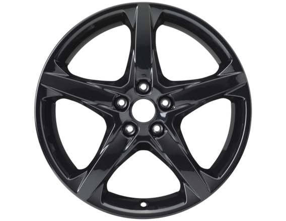 Alloy Wheel 18" 5-spoke design, Absolute Black