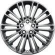 Alloy Wheel 18" 10 x 2-spoke design, Dark Stainless