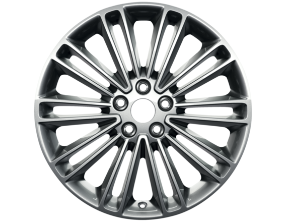 Alloy Wheel 18" 10 x 2-spoke design, Dark Stainless