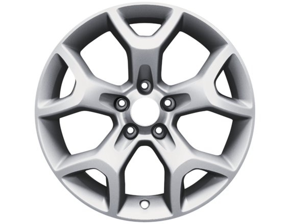Alloy Wheel 17" 5-spoke Y design, silver
