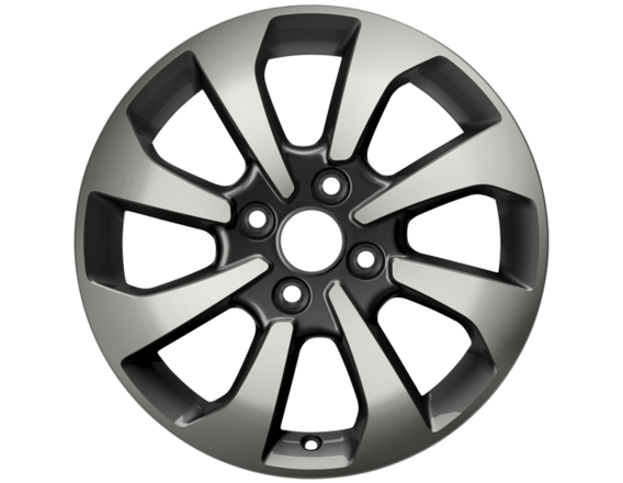 Alloy Wheel 16" 8-spoke design, Rock Metallic Machined