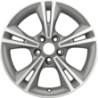 Alloy Wheel 16" 5 x 2-spoke design, arctic grey machined