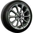 Alloy Wheel 17" 10-spoke design, Luster Nickel