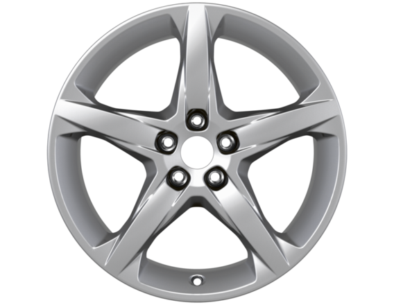 Alloy Wheel 18" 5-spoke design, silver