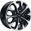 Alloy Wheel 17" 10-spoke design, Black Machined