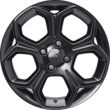 Alloy Wheel 17" 5-spoke design, Tarnished Dark Metallic