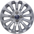 Alloy Wheel 15" 13-spoke design, silver