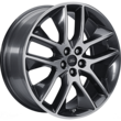 Alloy Wheel 20" 5 x 2-spoke design, Dark Stainless