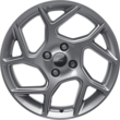 Alloy Wheel 17" 5 x 2-spoke Y design, Flash Grey