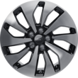 Alloy Wheel 17" 10-spoke design, Absolut Black machined