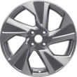 Alloy Wheel 18" 5-spoke design, Flash Grey/machined