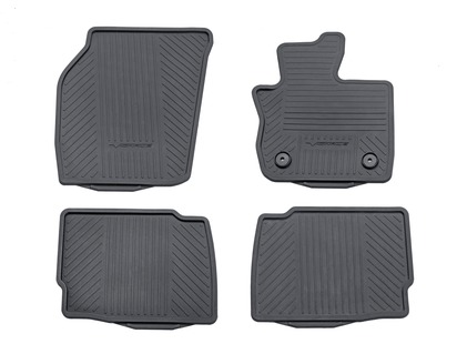 Rubber Floor Mats Vignale, front and rear