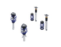Coilover Suspension Kit stainless steel with powder coated springs in Ford Performance Blue