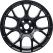 Alloy Wheel 19" 7-spoke Y design, black