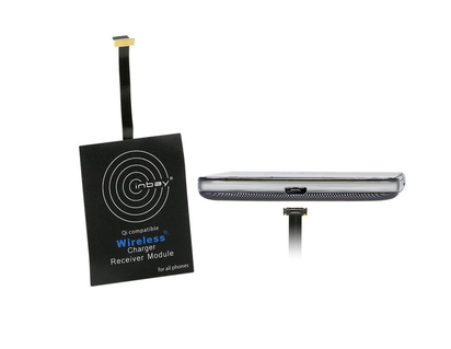 ACV* INBAY Qi Charging Receiver universeel, met micro-USB 2.0 aansluiting, zwart