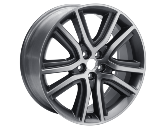 Alloy Wheel 20" 5 x 2-spoke design, Ultra-Bright Machined face with premium painted pockets