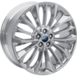 Alloy Wheel 20" 5 x 3-spoke design, polished aluminium